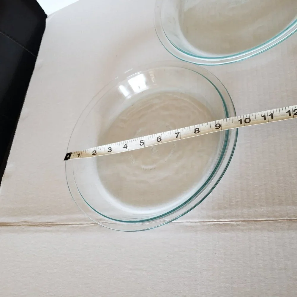 Pyrex #209 Pie Pan set glass 9